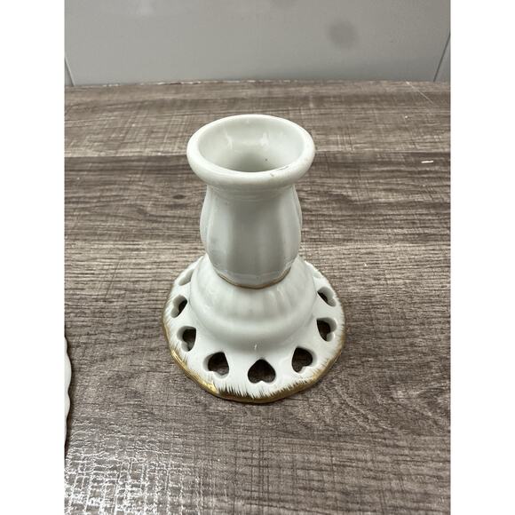 VTG Lefton Pink Roses Floral Chintz Footed Plate Pedestal Serving Dish *READ* - Picture 3 of 8